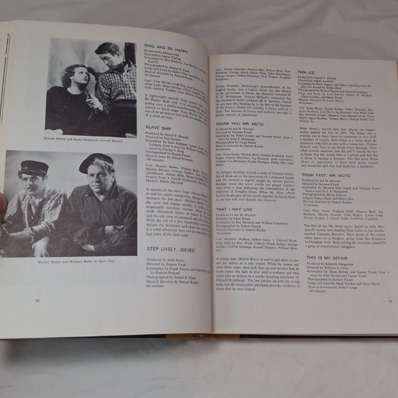The Films Of 20th Century-Fox: A Pictorial History Tony Thomas HC Citadel Press gallery