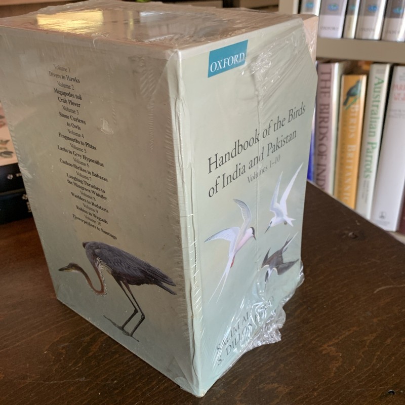 Handbook of the Birds of India and Pakistan Ripley Ali 10 Vol Box Set SEALED gallery
