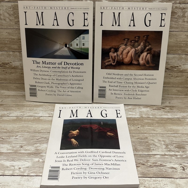 Lot of 7 IMAGE Art Faith Mystery Religion Poetry Journal Arts Magazine 2004-2007 gallery
