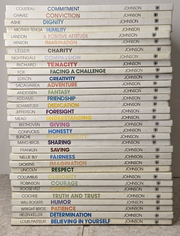 Value Tales Lot of 33 Vintage Hardcover Books by Ann & Spencer Johnson