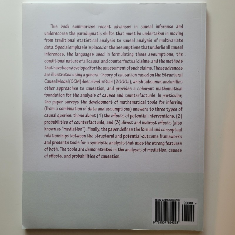 An Introduction to Causal Inference Judea Pearl Paperback 2015 gallery