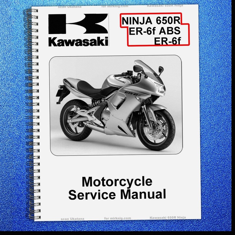KAWASAKI Ninja 650R ER-6f ABS ER-6f Motorcycle Service Manual – LOOP BOUND