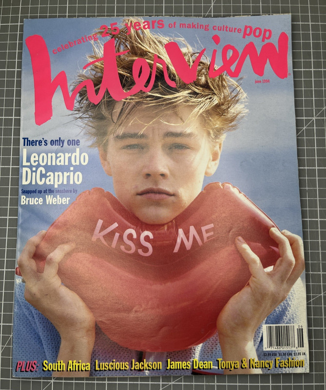 Interview Magazine June 1994 Leonardo DiCaprio James Dean