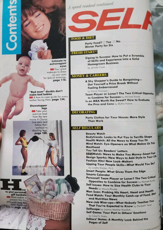 Self Magazine - December 1985 - Kelly Lebrock Cover - 172 pages gallery