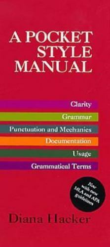 A Pocket Style Manual by