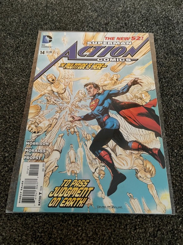 ACTION COMICS 14. NM (9.4 OR BETTER). SUPERMAN. 2013. MORRISON / MORALES