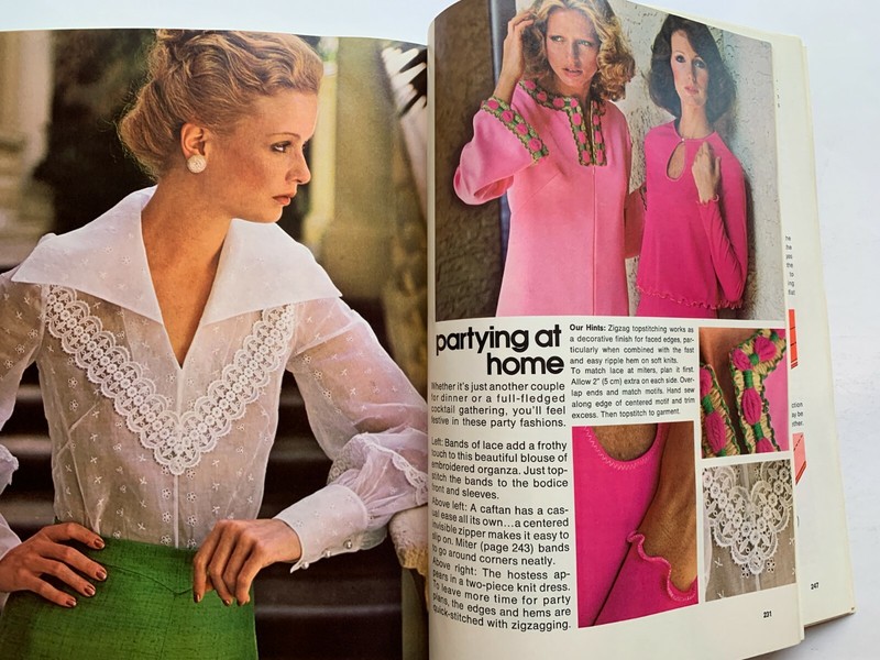 1975 Simplicity Sewing Updated Magazine Clothes Methods Groovy 256 Pages gallery