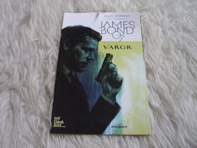 comic new MY GEEK BOX COVER JAMES BOND VARGR ISSUE 1 DYNAMITE