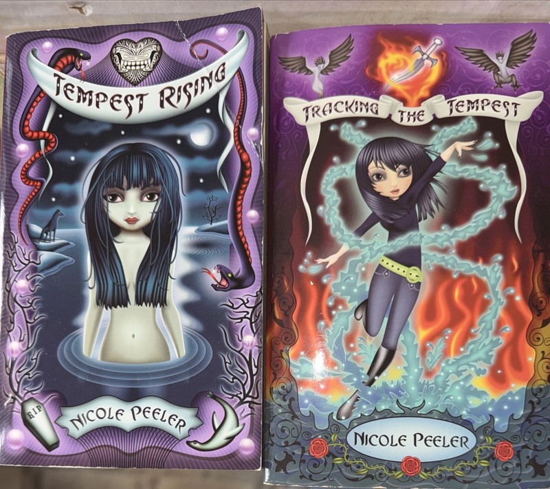 (2)Jane True Series author Nicole Peeler Tempest Fantasy/ Horror Books 1 & 2 Lot