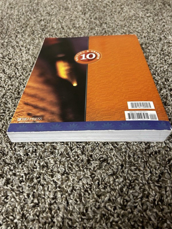 Writing & Grammar 10 for Christian Schools Student Textbook (2nd. Ed.) BJU Press gallery
