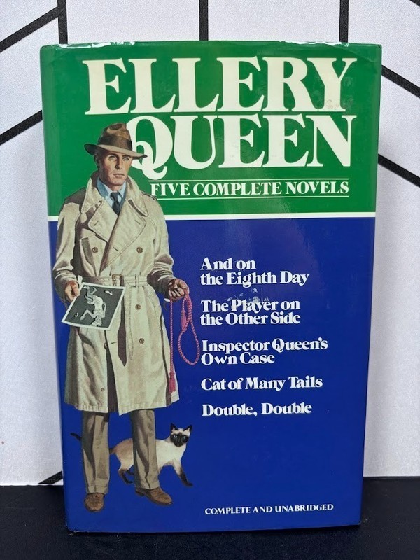 Ellery Queen Five Complete Novels 1982 Avenel Crown HC VG DJ Complete Unabridged