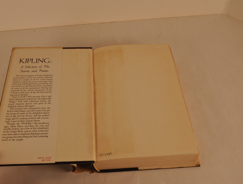 Kipling 1 & 2 w Dust Jacket Books set lot 1956, John Beecroft Richard M Powers gallery