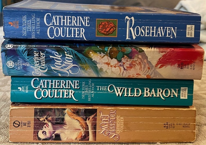 Catherine Coulter - 4 Book Vintage Historical Romance Lot - PB GOOD gallery