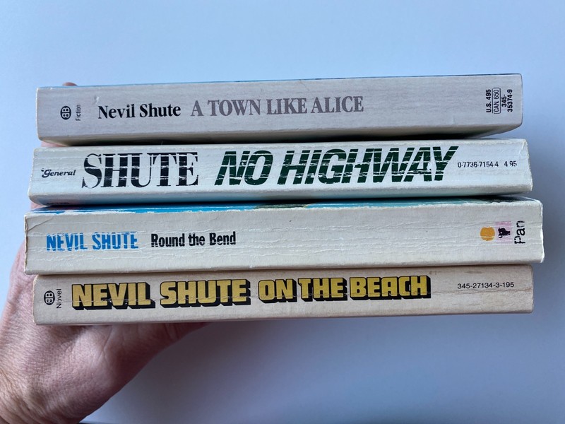 NEVIL SHUTE VINTAGE PB LOT 4~On Beach~Town Like Alice~Round Bend~No Highway~
