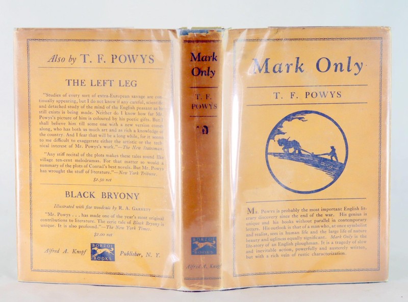 T F Powys 1st Ed 1924 Mark Only Engish Comic Novel Hardcover w/Dustjacket gallery
