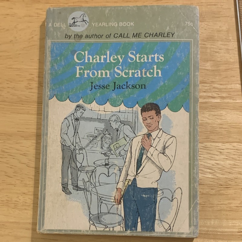 A Dell Yearling Book Charley Starts from Scratch Jesse Jackson PB 1968 1st Illus