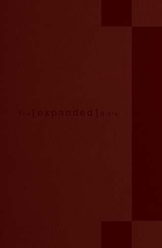 The Expanded Bible, Chestnut, Leathersoft – Thomas Nelson Publishers – Good …