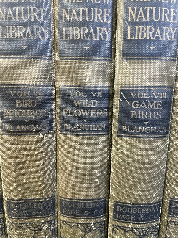 Lot of 8 Volumes of The New Nature Library 1920s 1922/1923 RARE gallery