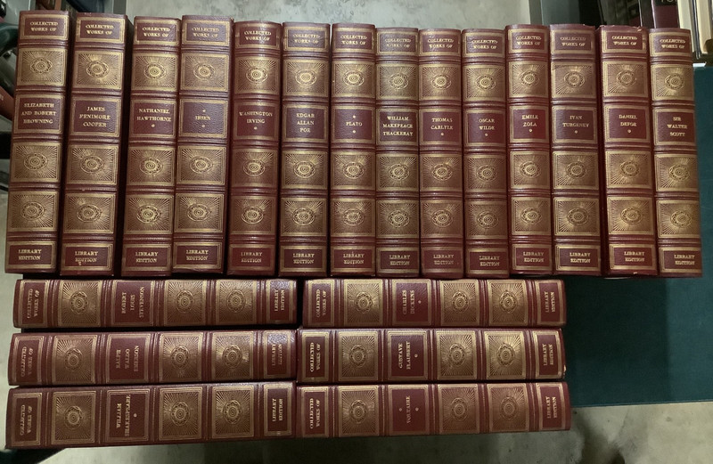 Greystone Press Collected Works Classics Handsome 20 Volume Set 1st Ed. 1960 HC