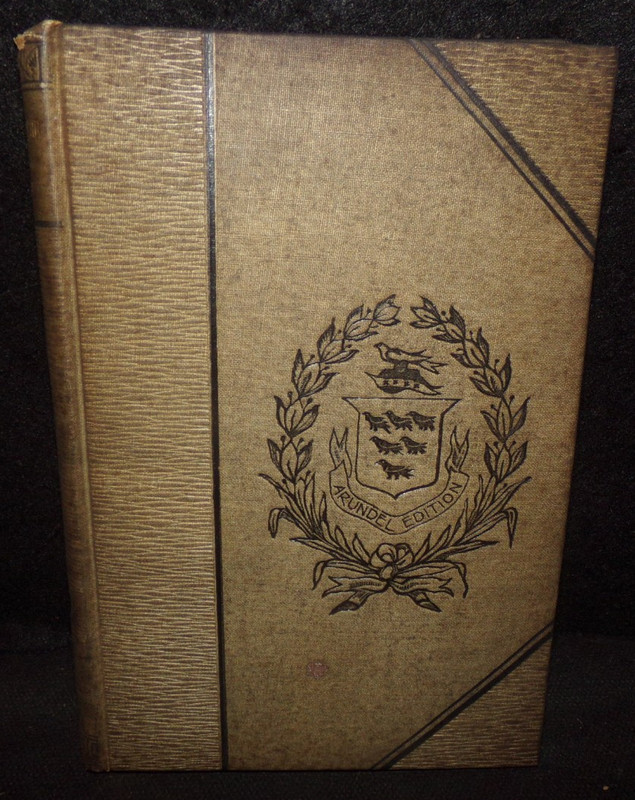 Robinson Crusoe by Daniel DeFoe, ARUNDEL EDITIoN, vintage hardcover, FREE SHIP