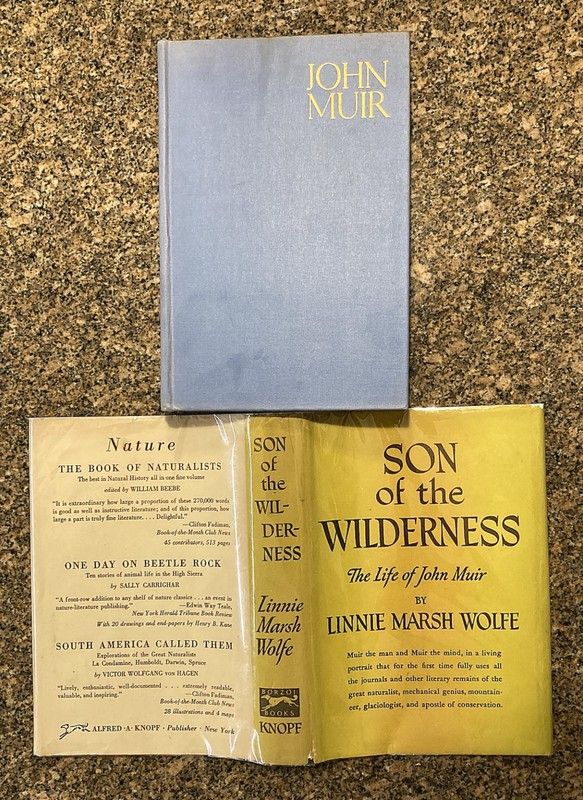 Son Of The Wilderness The Life Of John Muir 1945 First Edition/3rd Print HCDJ VG