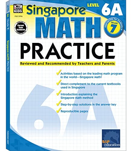 Math Practice, Grade 7: Reviewed and Recommended by Teac… Paperback / softback