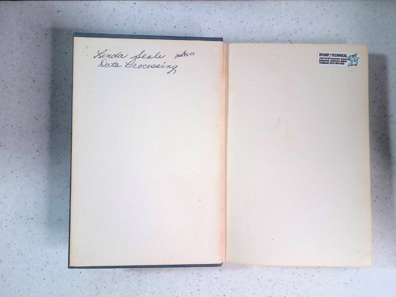 Business, Data, Processing by Elias M. Awad, 6th Printing, Hardcover, 1965 gallery