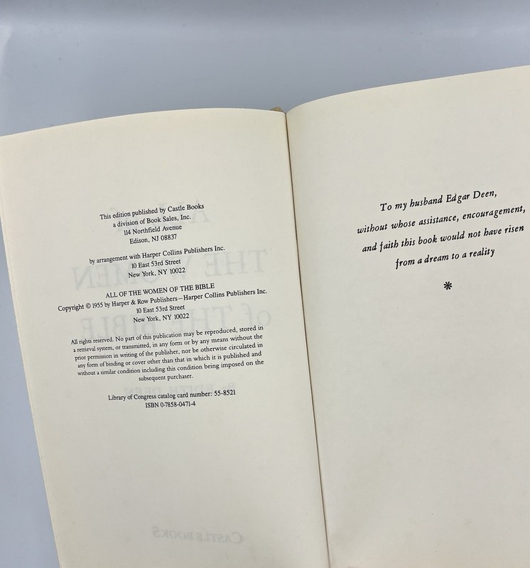 All The Women of The Bible Hardback By Edith Deen gallery