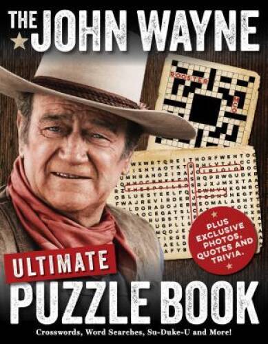 The John Wayne Ultimate Puzzle Book – Paperback By Media Lab Books – VERY GOOD