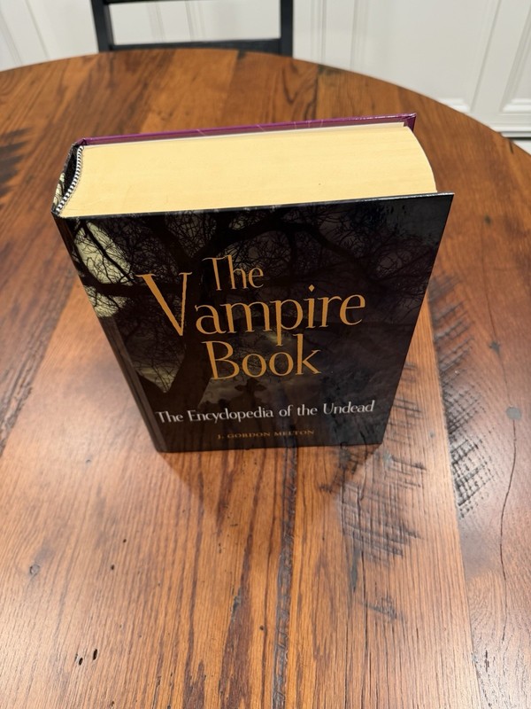The Vampire Book The Encyclopedia of the Undead J.Gordon Melton 1st Edition HC gallery