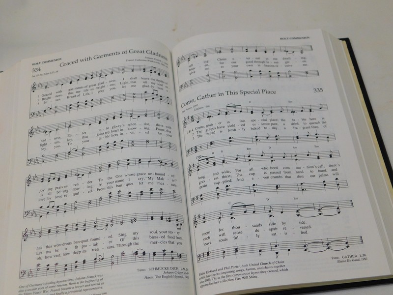 Vintage 1995 THE NEW CENTURY HYMNAL Song Hymn Book Pilgrim Press gallery