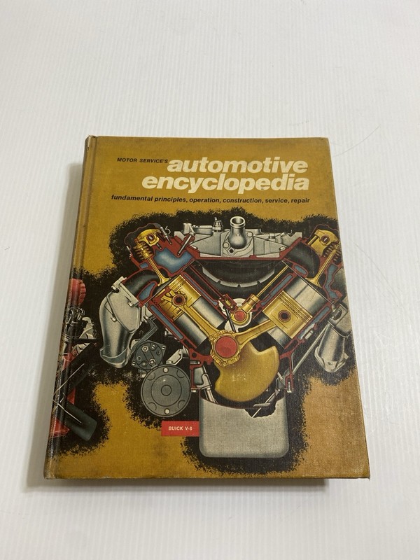 VTG 1972 WILLIAM K. TOBOLDT MOTOR SERVICE’S AUTOMOTIVE ENCYCLOPEDIA HC BOOK