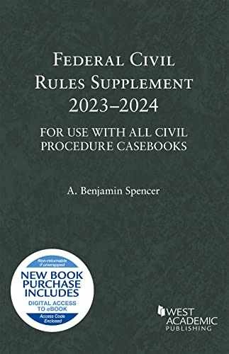 Federal Civil Rules Supplement, – Paperback, by Spencer A. – Acceptable n