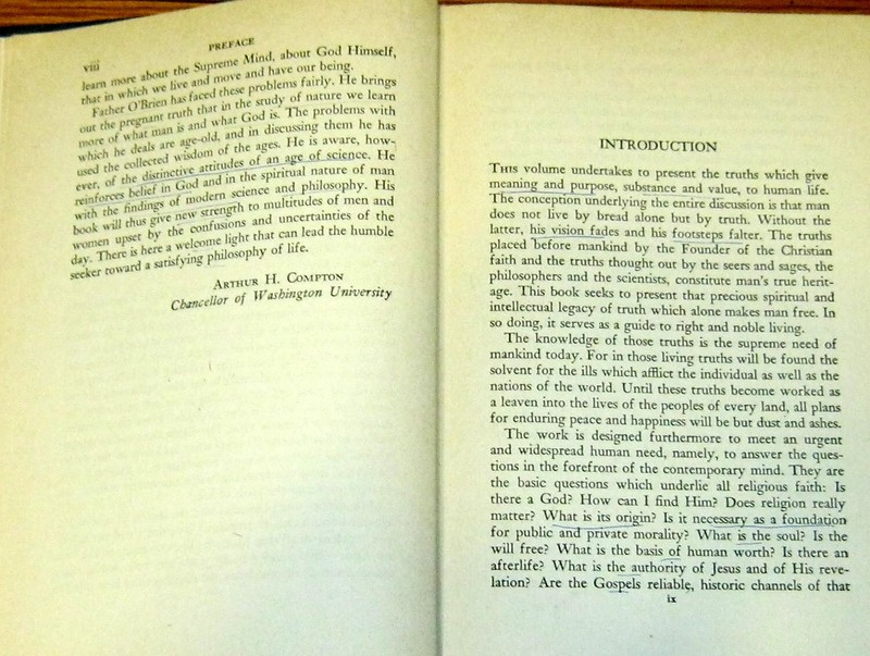 Truths Men Live By "A Philosophy of Religion and Life" 1948 427 Pages gallery
