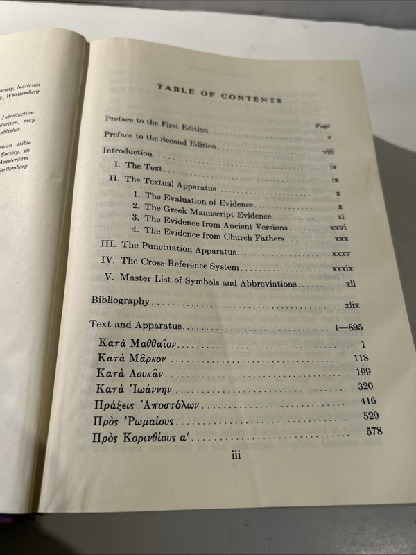 The Greek New Testament Dictionary 1968 2nd edition United Bible Societies gallery