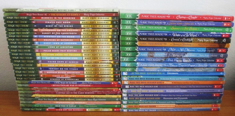 MAGIC TREE HOUSE 51 BOOKS #1-29, 34 + MERLIN MISSIONS & RESEARCH GUIDES