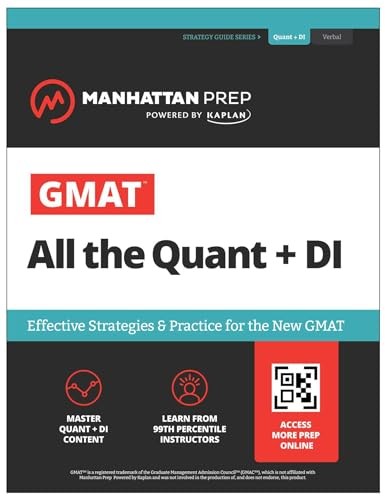 GMAT All the Quant DI Effecti – Paperback – VERY GOOD