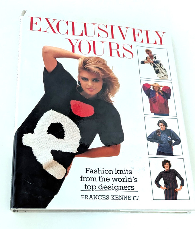 RARE VINTAGE Exclusively Yours 1986 1st Ed. HC, DJ Frances Kennett, Editor