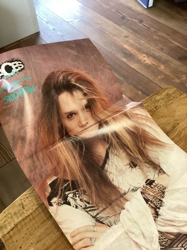 Faces Rock Magazine July August 1990 Slaughter Skid Row Poster Mini Mag Missing gallery