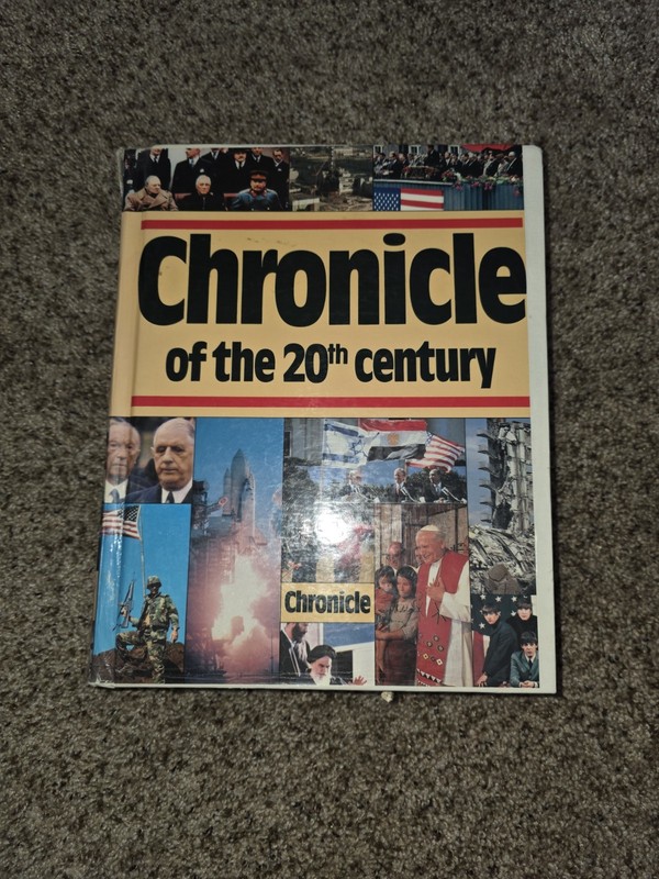 Vintage «Chronicle of the 20th Century» Hardcover Book 1,360 Pages