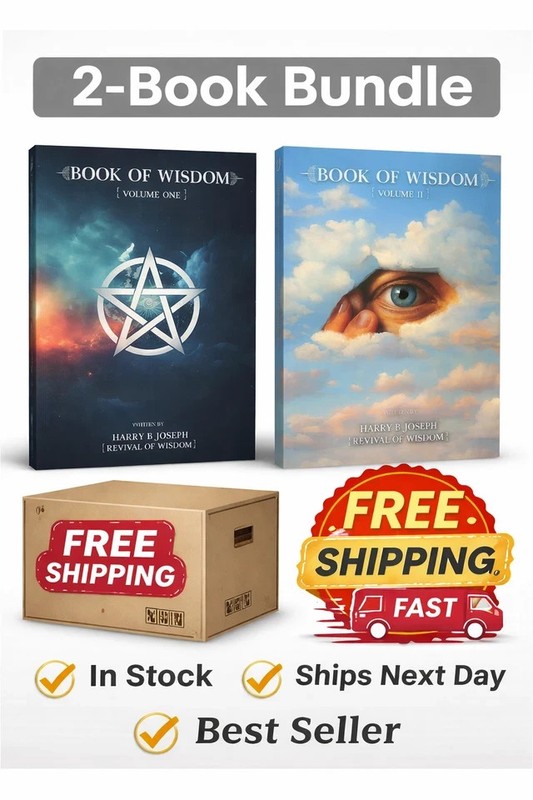 Harry B Joseph Book of Wisdom Volumes 1 & 2 Spiritual Paperback Set USA gallery