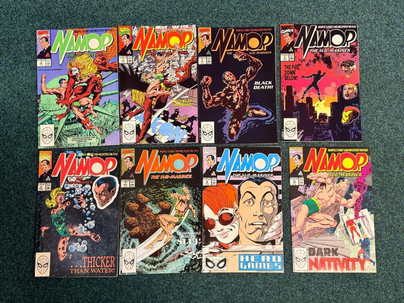 Namor the Sub-Mariner #1-63, missing #1,8,42,43,44,45,46,47,49,50,58-May 1990 NM
