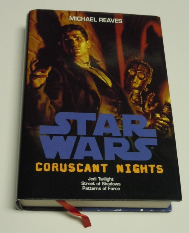 STAR WARS Coruscant Nights Trilogy SFBC Hardcover Book Michael Reaves 3-1 Rare