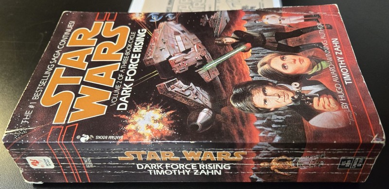 Star Wars: Dark Force Rising (1993) 21st Print SIGNED Timothy Zahn Notarized WOS gallery