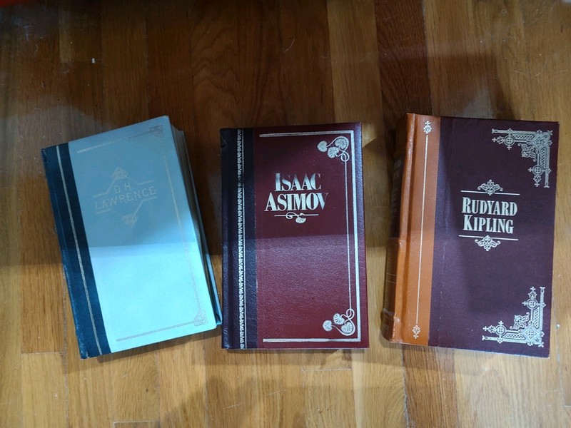 LOT OF 23 AMARANTH PRESS LEATHER BOUND BOOKS gallery