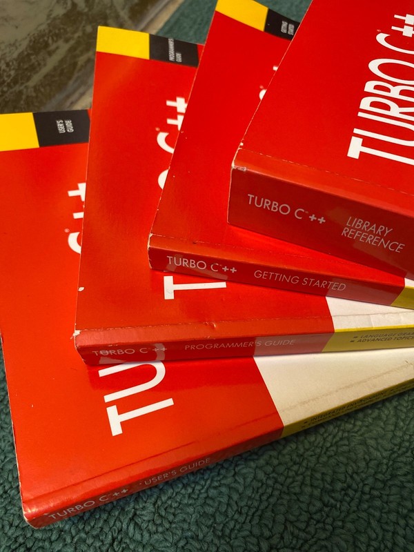 Vintage BORLAND Turbo C++ Programming Manuals Lot of 4 – Software Development gallery
