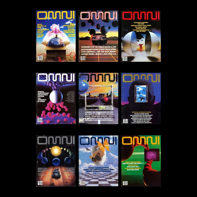 OMNI magazine 207 issues (inc. rare Adidas edition) on USB + bonus download link gallery