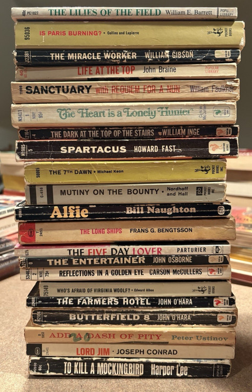 VINTAGE LOT OF MOVIE-TIE-IN BOOKS Very Cool Collection! Acceptable-Good Cond.