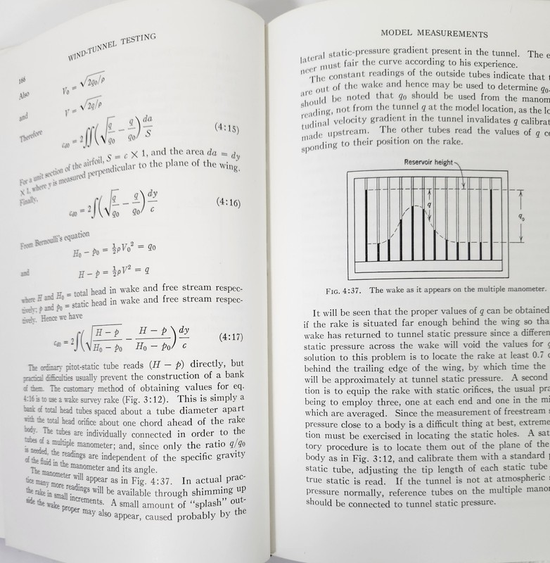 Wind-Tunnel Testing by Alan Pope -Second Ed. (1954, HC) John Wiley & Sons gallery