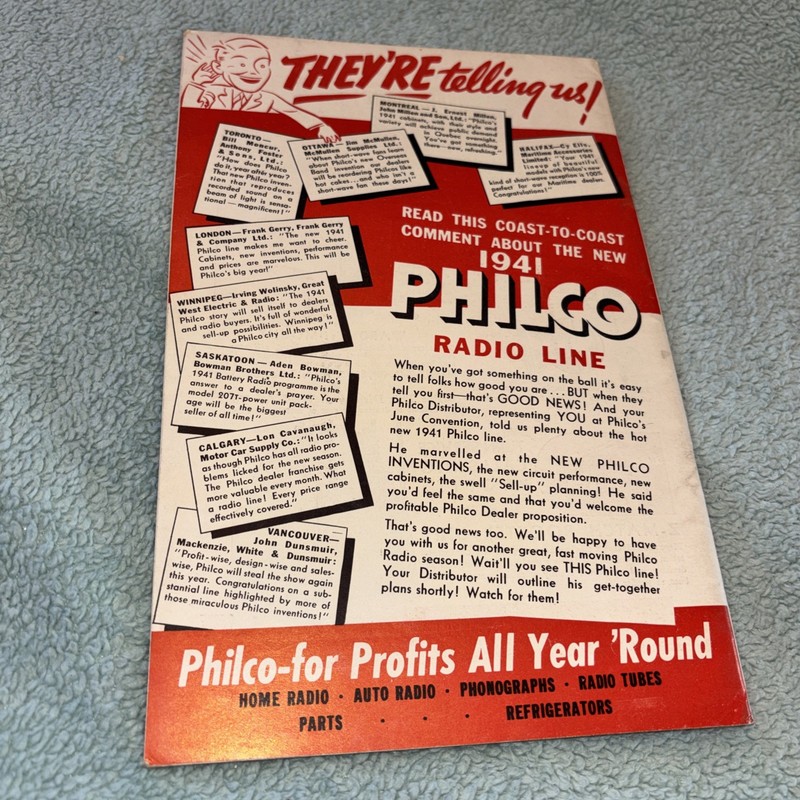 Radio Trade Builder Merchandising & Service July 1940 Great Condition LOC F gallery